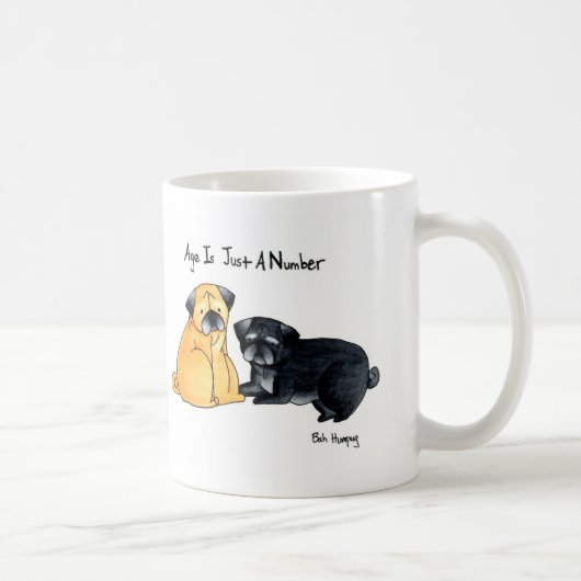 Leeftijd is slechts een getal koffiemok (Rechts)