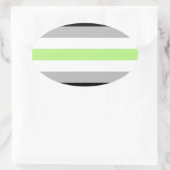 leeftijd ovale sticker (Tas)