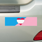 Leeftijd Pride Flag Bumpersticker (Op auto)