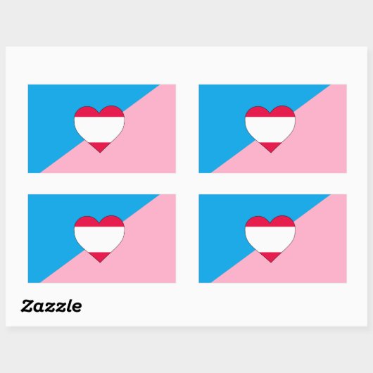 Leeftijd Pride Flag Rechthoekige Sticker (Vel)