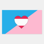 Leeftijd Pride Flag Rechthoekige Sticker (Voorkant)