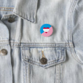 Leeftijd Pride Flag Ronde Button 3,2 Cm (In situ)