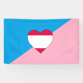 Leeftijd Pride Flag Spandoek (Horizontaal)