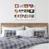 Leeftijd Progressie eerste jaar Baby Fotokunst Canvas Afdruk (Insitu (Slaapkamer))