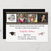 Leeftijd Progressie Foto Afstuderen Open House Kaart (Voorkant / Achterkant)