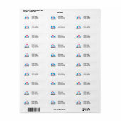 LEEFTIJD SPEEL REGENBOOG ETIKET (Full Sheet)
