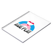 LEEFTIJD SPEEL REGENBOOG NOTITIEBOEK (Linkerzijde)