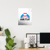 LEEFTIJD SPEEL REGENBOOG POSTER (Thuiskantoor)