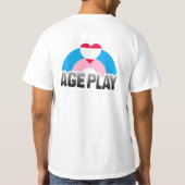 LEEFTIJD SPEEL REGENBOOG T-SHIRT (Achterkant)