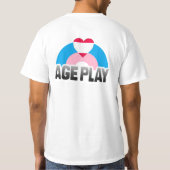 LEEFTIJD SPEEL REGENBOOG T-SHIRT (Achterkant)