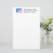 LEEFTIJD SPELEN TROTS VLAG BRIEFPAPIER (Staand voorkant)