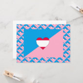 LEEFTIJD SPELEN TROTS VLAG KAART (Voorkant / Achterkant in situ)