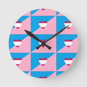 LEEFTIJD SPELEN TROTS VLAG RONDE KLOK