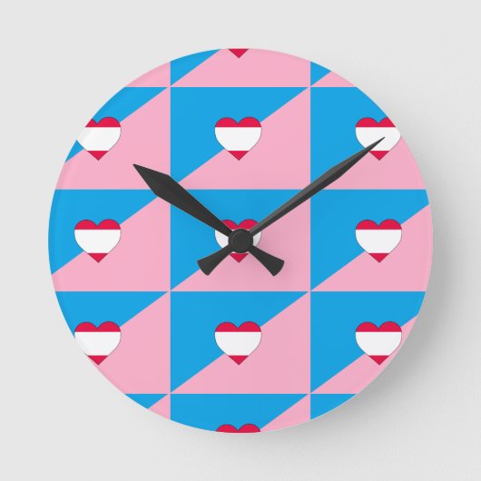LEEFTIJD SPELEN TROTS VLAG RONDE KLOK (Voorkant)