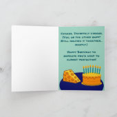 🧀 "Leeftijd tot bijna perfectie" Kaart (Binnen)