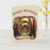 Leeftijd tot in de perfectie - Verjaardag Kaart (Gele Bloem)