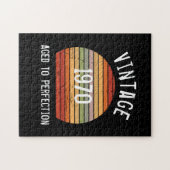  leeftijd tot perfecte geboorte, jaarretro zonsond legpuzzel (Horizontaal)