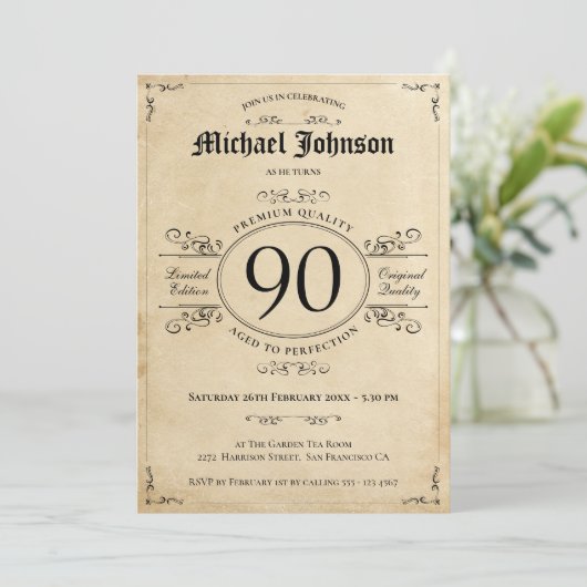 leeftijd tot perfecte geboorte kaart (Staand voorkant)