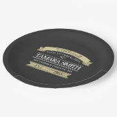  leeftijd tot perfecte geboorte papieren bordje (Gekanteld)