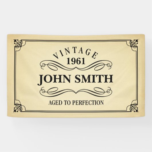  leeftijd tot perfecte geboorte spandoek (Horizontaal)