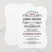 leeftijd tot perfecte zondag uitnodigen kaart (Voorkant / Achterkant)