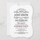 leeftijd tot perfecte zondag uitnodigen kaart (Voorkant)