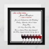 Leeftijd tot Perfectie 40e verjaardag Uitnodigen Kaart (Voorkant / Achterkant)