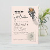 Leeftijd tot perfectie Mannen verjaardagsfeest Kaart (Staand voorkant)