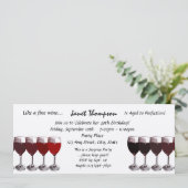 Leeftijd tot perfectie / verjaardagsuitnodiging kaart (Staand voorkant)