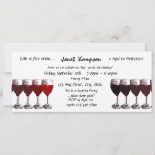 Leeftijd tot perfectie / verjaardagsuitnodiging kaart (Voorkant)