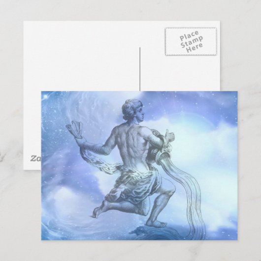 Leeftijd van de dierentuin van Aquarius Briefkaart (Voorkant / Achterkant)