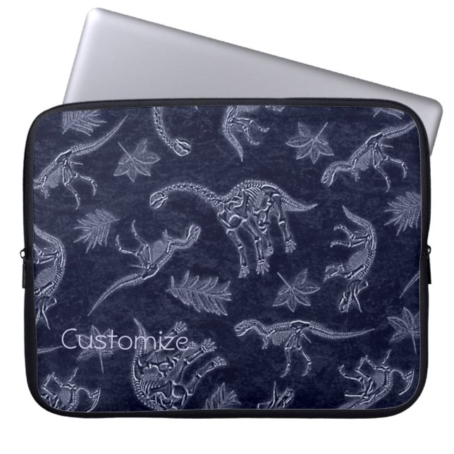 Leeftijd van de Dinosaurus-skelet-laptophoes Laptop Sleeve (Voorkant)