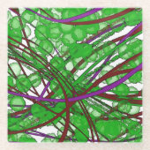 Leeftijd van de Geek Glazen Onderzetter (Voorkant)