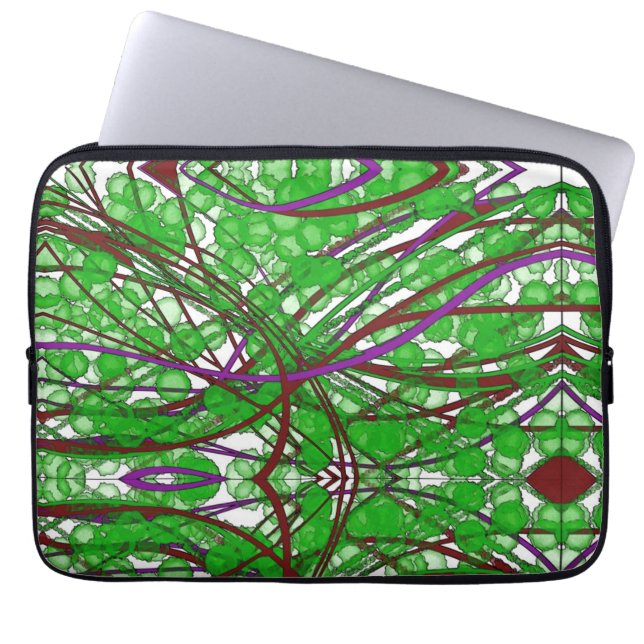 Leeftijd van de Geek Laptop Sleeve (Voorkant)