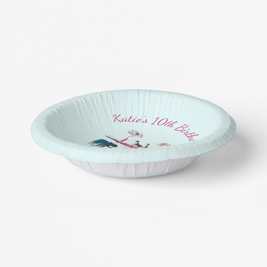 Leeftijd van de Giraffe Elephant Papieren Kommen (Gebogen)