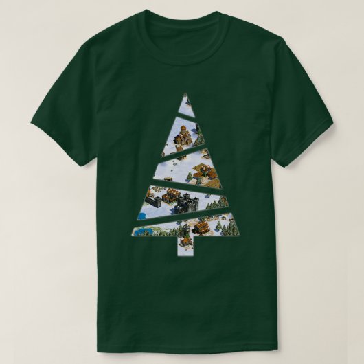 Leeftijd van de kerstboom van de Rijk T-shirt (Design voorkant)