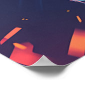 Leeftijd van Rave City-club Poster (Hoek)