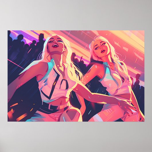 Leeftijd van Rave City-club Poster (Voorkant)