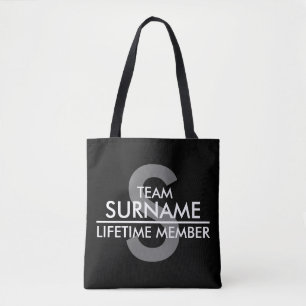 Leeftijd van TEAM (Achternaam) Tote Bag