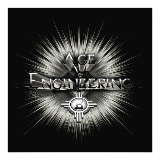 Leeftijd van technische typografie foto afdruk (Voorkant)