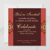 Leeftijd Verjaardag Delicaat & Grand Celebrations Kaart (Achterkant)