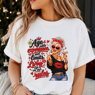 Leeftijd Voegt Ervaring Toe Niet Grenzen Grappige  Tri-Blend Shirt