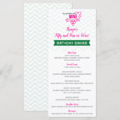 Leeftijd wordt beter met het menu Wijn (Voorkant / Achterkant)