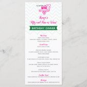 Leeftijd wordt beter met het menu Wijn (Voorkant)