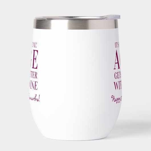 Leeftijd wordt beter met wijn gepersonaliseerde ve (Links)