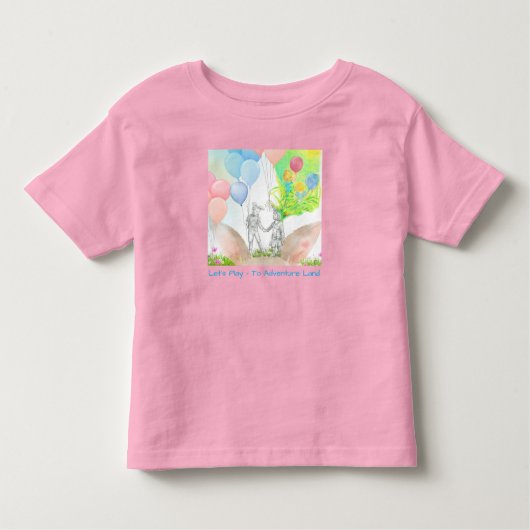Leeftijden 2-6 jaar Let's Play - T-shirt naar Avon (Voorkant)