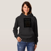 Leeftijden Van De Mens Dames Hoodie (Voorkant volledig)