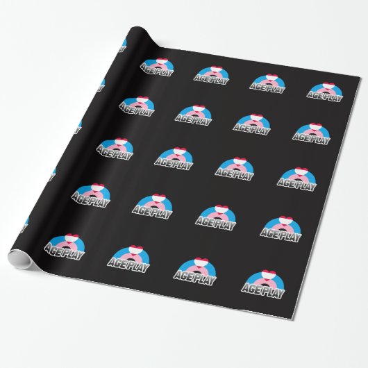 Leeftijdsrol Trots Cadeaupapier (Uitgerold)