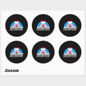 Leeftijdsrol Trots Ronde Sticker (Vel)