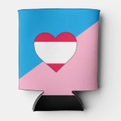 Leeftijdsrol Trots Vlag Blikjeskoeler (Voorkant)